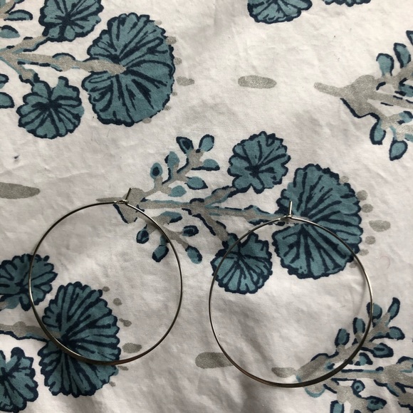 Delicate Silver Hoops - Picture 5 of 5